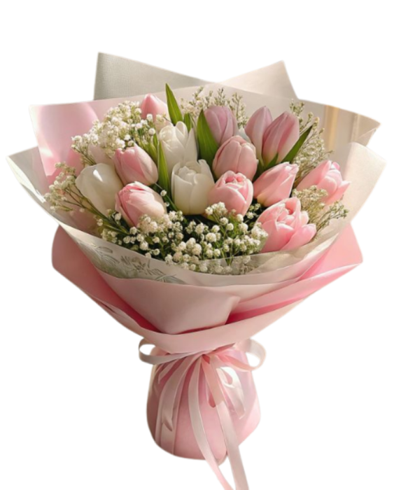 Bó hoa tulip