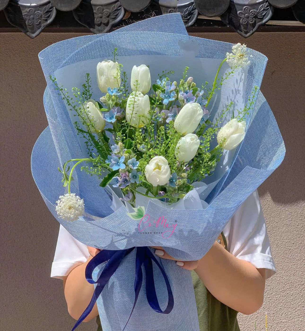 Bó hoa Tulip Yêu Thầm - TL30 1 bó hoa tulip yêu thầm