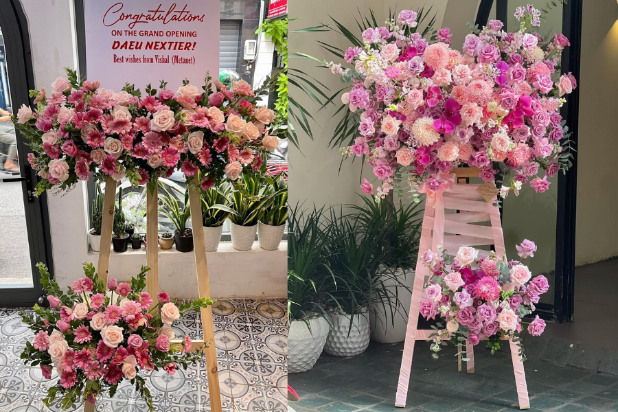 kệ hoa khai trương giá rẻ