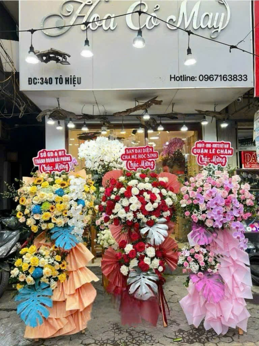 Hoa Khai Trương HCM – Đặt Hoa Tươi Giao Nhanh 2H 9 hoa mừng khai trương tphcm