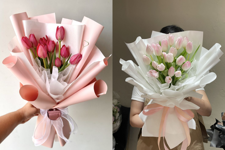 hoa chúc mừng 8 3