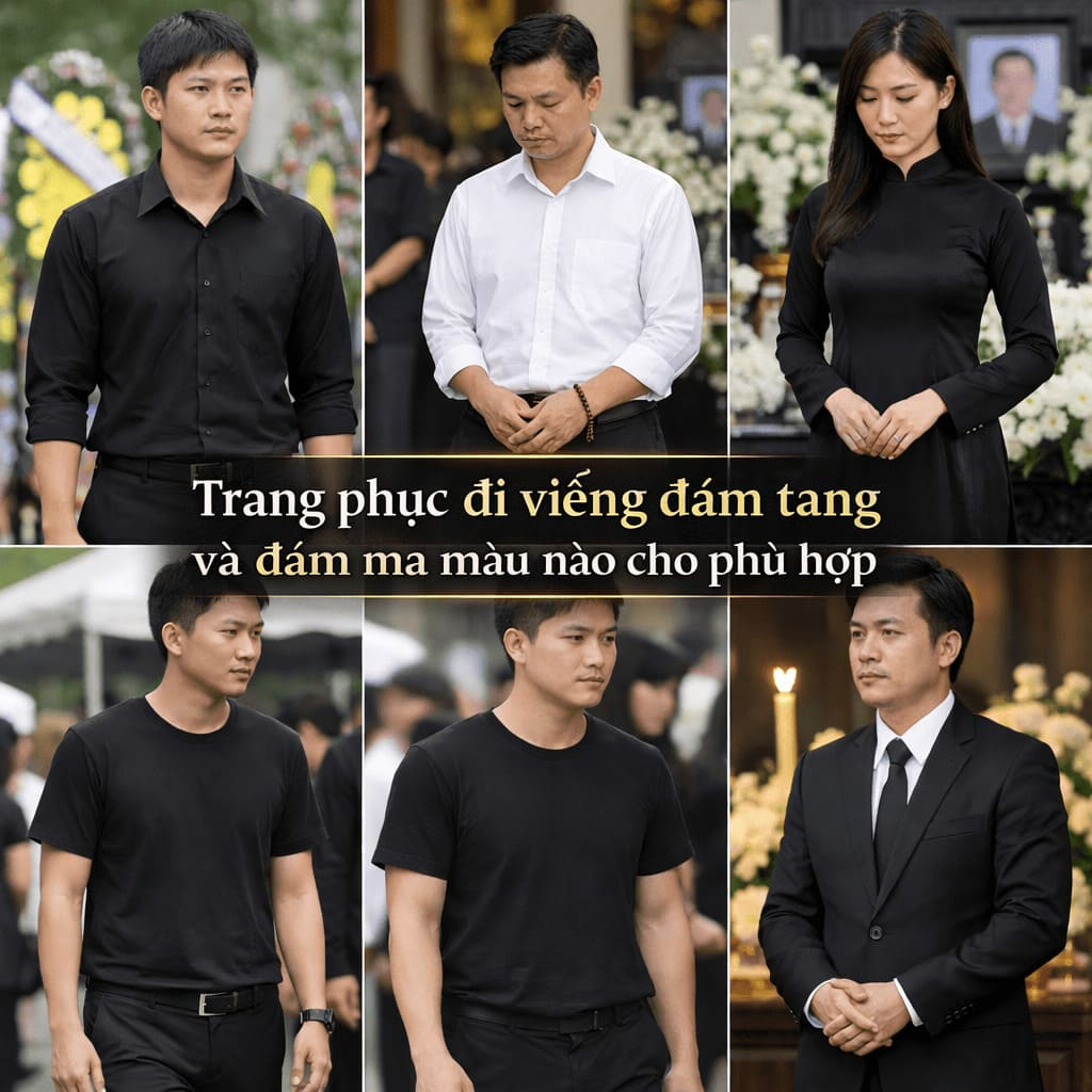 đi đám ma mặc gì