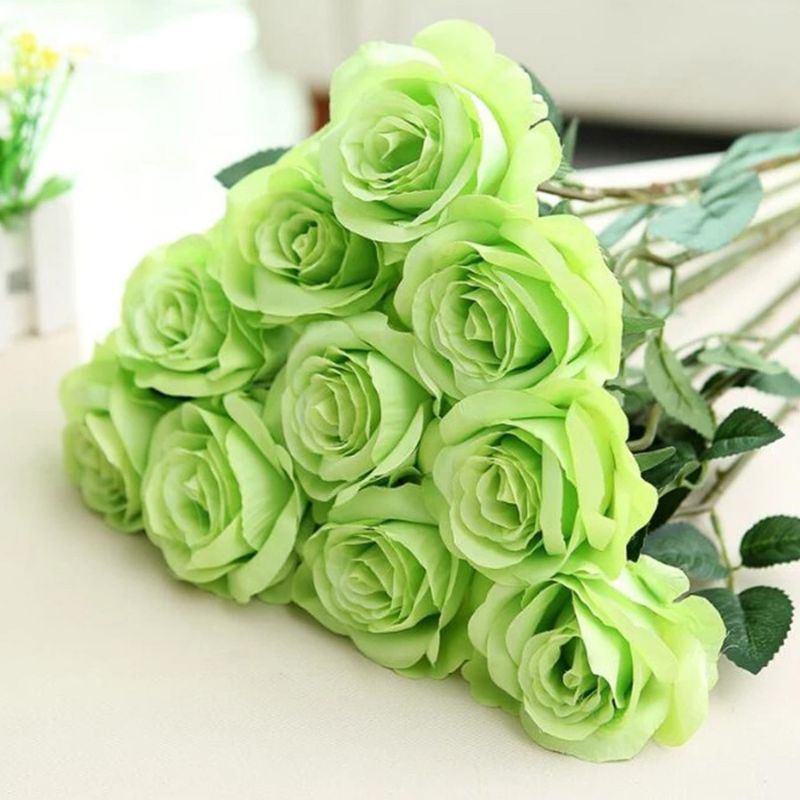 Giỏ Hoa Khai Trương Hồng Phát - G58 2 hoa hồng xanh khai trương